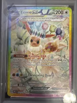 Pokemon TCG Eevee Ex SIR 167/131 Prismatic Evolutions PSA 9 - Image 2
