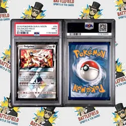 2018 POKEMON SUN & MOON ULTRA PRISM #89 SOLGALEO-HOLO PSA 9 - Image 1