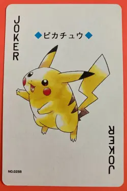 Pikachu pokemon Playing Poker Card Gold Ho-Oh Nintendo Japanese - Image 1