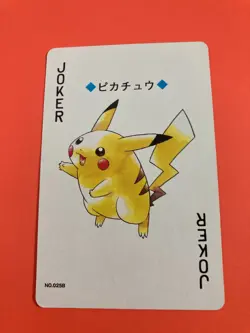 Pikachu pokemon Playing Poker Card Gold Ho-Oh Nintendo Japanese - Image 3