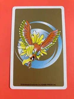 Pikachu pokemon Playing Poker Card Gold Ho-Oh Nintendo Japanese - Image 4