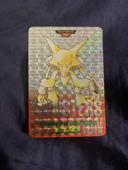 Pokemon Carddass Alakazam Holo File No.65 Bandai Pocket Monsters Red ver. 1996 - Image 1