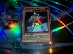 Galaxy Knight 1st Edition Blue Ultra Rare LDS2-EN049 Yu-Gi-Oh! - Image 1