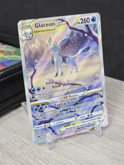 Pokemon Card Glaceon VSTAR GG40/GG70 Crown Zenith Alt Art Galarian Gallery NM - Image 1