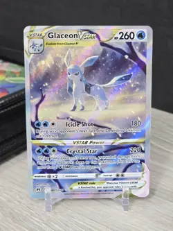 Pokemon Card Glaceon VSTAR GG40/GG70 Crown Zenith Alt Art Galarian Gallery NM - Image 3