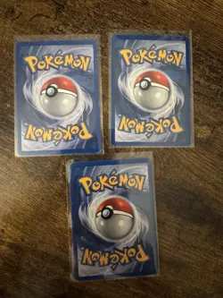 Pokemon 3 Cards: Dark Vaporeon 34/82, Dark Flareon 35/82, Dark Jolteon 36/82 - Image 2