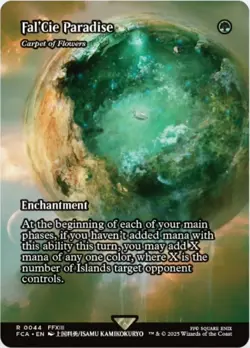 x1 Fal'Cie Paradise - Carpet of Flowers - Showcase R MTG Final Fantasy: Through - Image 1