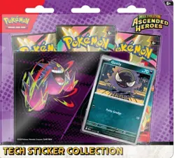 Pokemon TCG Mega Evolution Ascended Heroes Tech Sticker Collection - Gastly - Image 1