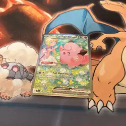 Pokemon Journey Together Lillie’s Clefairy EX Full Art SIR Holo #184/159 - Image 2
