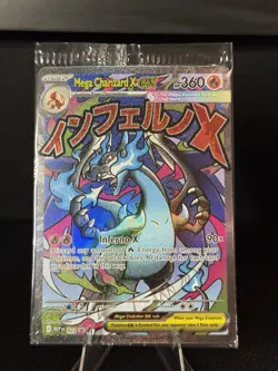 Mega Charizard X ex 023 Me: Mega Evolution Promo Holo Pokemon TCG Sealed - Image 1