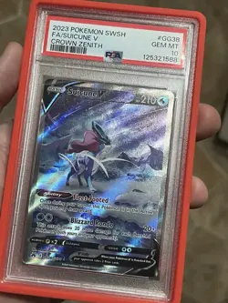 Pokemon Suicune v Crown Zenith GG38/GG70 PSA 10 Gem Mint - Image 5