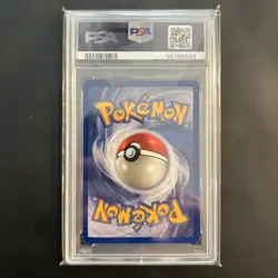 1999 POKEMON BASE SET UNLIMITED YELLOW CHEEKS #58 PIKACHU PSA 7 - Image 2