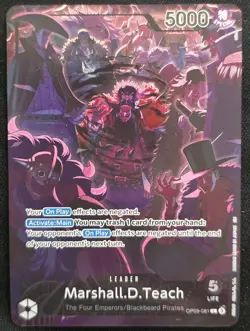 Marshall.D.Teach (English 2nd Anniversary Set) OP09-081 One Piece Promo Card - Image 1