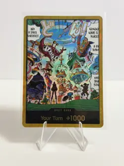 2026 One Piece The Azure Sea's Seven DON!! Card Egghead Gold #OP14 - Image 1