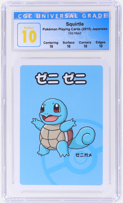 2019 Pokemon Playing Cards Japanese Squirtle # CGC BL - Image 1