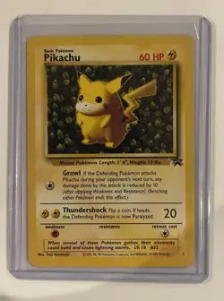 Pokemon 1999 Ivy Pikachu TCG Black Star Promo - Image 1