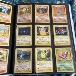 Old Vintage Wotc Pokemon Tcg Binder Bundle Joblot X105 Cards - Image 5