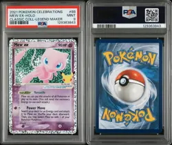 2021 Pokemon Celebrations Mew Ex Holo PSA 9 Mint #88 Englisch - Image 1