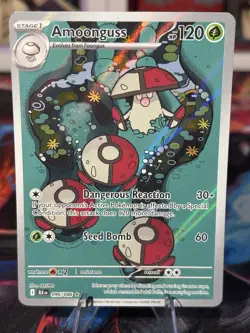 Pokemon 2025 SV Black Bolt Amoonguss 096/086 Illustration Rare Near Mint - Image 1