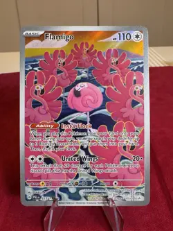 Pokemon TCG Flamigo Scarlet & Violet Paldea Evolved Holo Card 227/193 IR 34 - Image 1