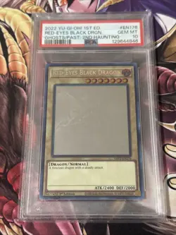 Red-eyes Black Dragon GFP2-EN176 Ghost Rare 1st Edition Yugioh PSA 10 - Image 1