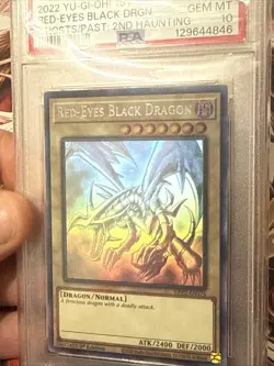 Red-eyes Black Dragon GFP2-EN176 Ghost Rare 1st Edition Yugioh PSA 10 - Image 3