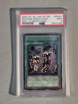 PSA 9 Machine Duplication Ultimate 1st Edition RDS-EN041 Rise of Destiny Yugioh - Image 1