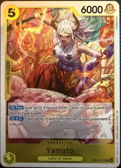 Yamato EB03-057 RARE One Piece TCG Heroines Edition English - Image 1