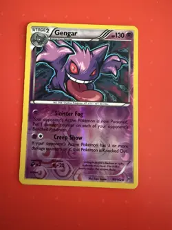 Gengar 60/162 Reverse Holo Rare XY - BREAKthrough Pokemon Card - Image 1