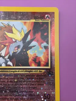 Entei 34 Black Star Promo Pokemon Card - Damaged, Nice Swirl - Image 4