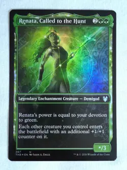 Renata, Called to the Hunt 267 Showcase Theros Beyond Death Foil MTG - Image 1