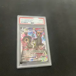 2022 POKEMON SWORD & SHIELD BRILLIANT STARS #TG23 FULL ART/UMBREON VMAX PSA 10 - Image 3