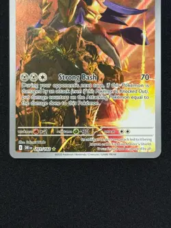 Pokemon TCG Zamazenta Full Art Illustration Rare Card 201/182 Destined Rivals NM - Image 3