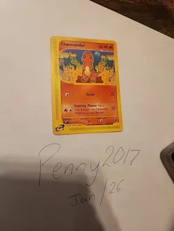 Pokemon Common Non-Holo Charmander 98/165 Expedition Set 2002 LP - Image 1