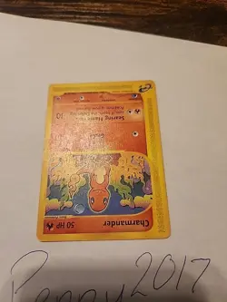 Pokemon Common Non-Holo Charmander 98/165 Expedition Set 2002 LP - Image 3