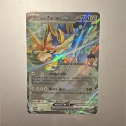 Pokemon Hop's Zacian EX SVP193 Scarlet Violet Promo Full Art Holo 230HP - Image 1
