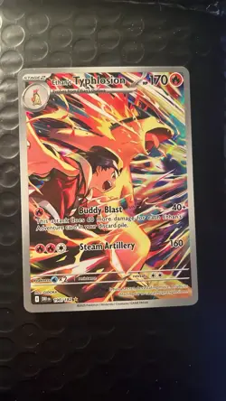 Pokemon Ethan's Typhlosion 190/182 Destined Rivals Illustration Rare Full Art H… - Image 1