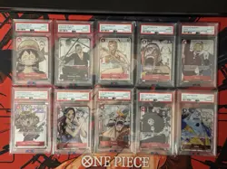 One Piece 25th Anniversary PSA 10 Set English Sequential - Image 1