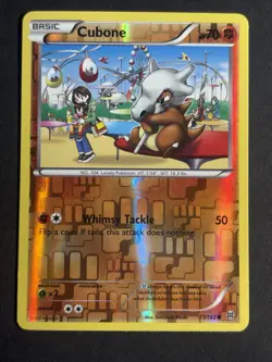 Cubone 77/162 Common Reverse Holo XY - BREAKthrough Pokemon Card - Image 1