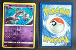 MEWTWO 056/172 BRS BRILLIANT STARS REVERSE HOLO POKEMON CARD TCG LP 2022 - Image 1