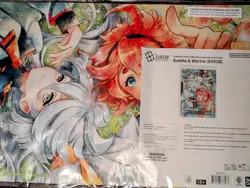 Gundam Card Game Suletta And Miorine Evx02 Playmat And Card Set Bandai Card Fest - Image 1
