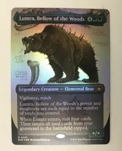 Lumra, Bellow of the Woods (Borderless) (0293) Bloomburrow Foil - Image 1