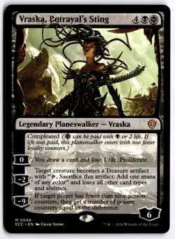 Vraska, Betrayal's Sting NM ECC Commander: Lorwyn Eclipsed MTG - Image 1