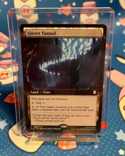 Secret Tunnel Extend Art FOIL | Magic the Gathering MTG | Avatar | NM - Image 1