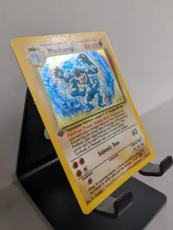 Pokemon TCG Machamp 1st Edition Holo Rare Card Base Set 8/102 - Image 5