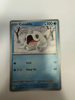 Pokemon TCG Cetoddle McDonald's Promos 2023 Regular Promo Card 004/015 LP - Image 1