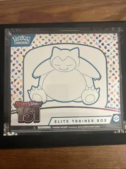 Pokemon 151 Elite Trainer Box ETB - sealed + acrylic case - Image 1