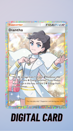 Diantha FullArt Fantastical Parade Pokemon TCG Pocket Trade 2 Star ⭐⭐ (English) - Image 1
