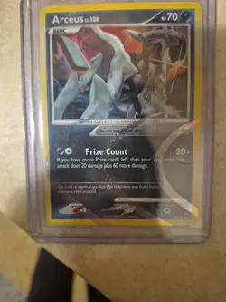 Pokemon TCG Diamond And Pearl Arceus Promo/Holo Package Deal (AR1, AR9, DP50) - Image 4