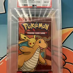 PSA 8 DRAGONITE POKEMON MCDONALD'S SEALED BOOSTER PACK - Image 2